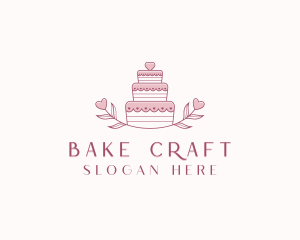 Wedding Cake Catering logo design