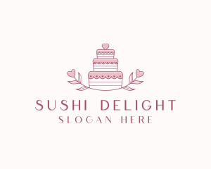 Wedding Cake Catering logo design