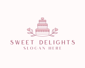 Wedding Cake Catering logo design