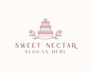 Wedding Cake Catering logo design