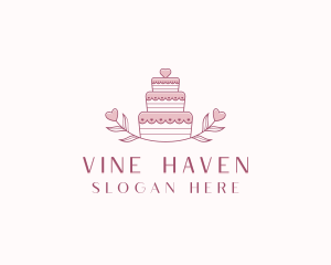 Wedding Cake Catering logo design