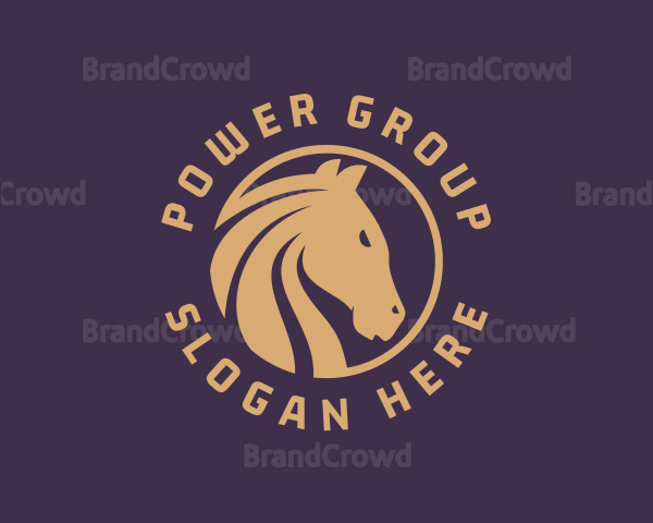 Stallion Horse Racing Logo