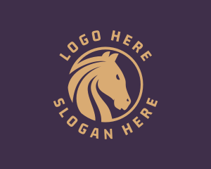 Wildlife - Stallion Horse Racing logo design