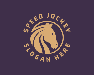 Jockey - Stallion Horse Racing logo design