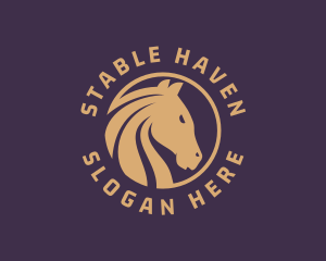 Riding - Stallion Horse Racing logo design