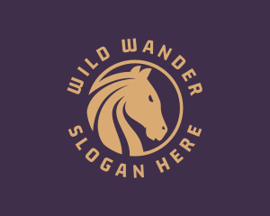 Stallion Horse Racing logo design