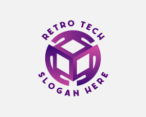 Cyber Tech Cube logo design