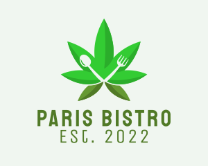 Edible Cannabis Restaurant  logo design