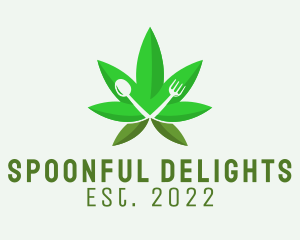 Edible Cannabis Restaurant  logo design