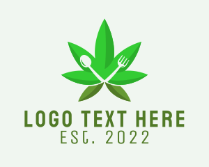 Cannabidiol - Edible Cannabis Restaurant logo design