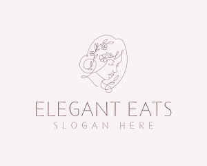 Elegant Beauty Lady logo design