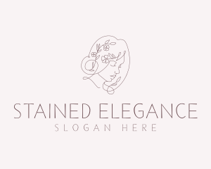 Elegant Beauty Lady logo design