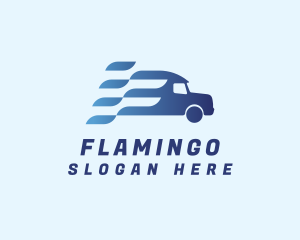 Fast Logistic Truck   Logo