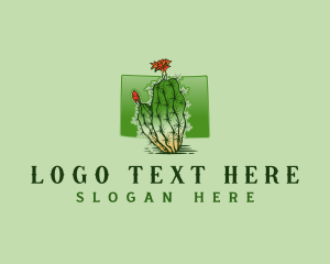 Plant - Colorado Cactus Flower logo design