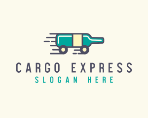 Express Wine Delivery  logo design