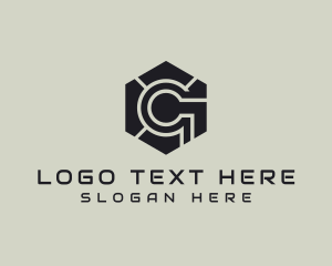 Construction - Hexagon Tech Industrial Letter G logo design
