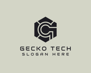 Hexagon Tech Industrial Letter G logo design