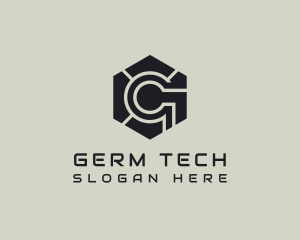 Hexagon Tech Industrial Letter G logo design