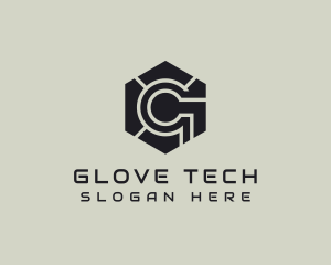 Hexagon Tech Industrial Letter G logo design