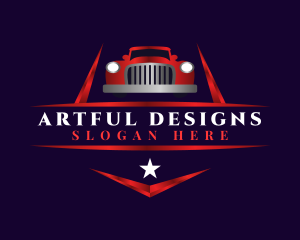 Retro Vehicle Car logo design