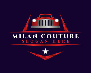 Retro Vehicle Car logo design