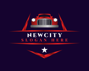 Retro Vehicle Car logo design