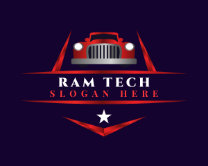 Retro Vehicle Car logo design