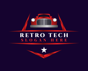 Retro Vehicle Car logo design