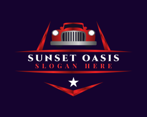 Retro Vehicle Car logo design