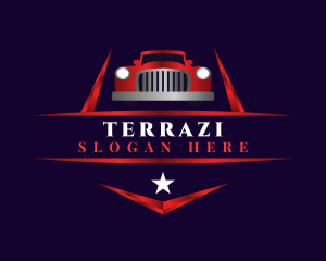 Retro Vehicle Car logo design