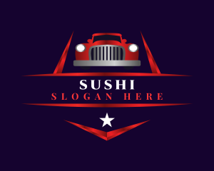 Retro Vehicle Car logo design