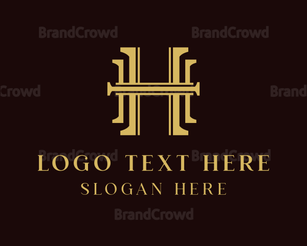 Luxury Legal Letter H Logo