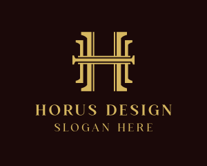 Luxury Legal Letter H logo design