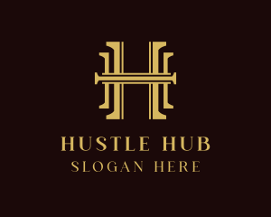 Luxury Legal Letter H logo design