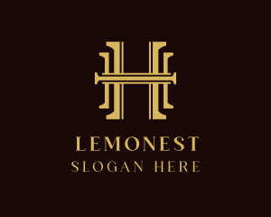 Business Ventures - Luxury Legal Letter H logo design