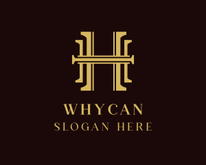 Attorney - Luxury Legal Letter H logo design