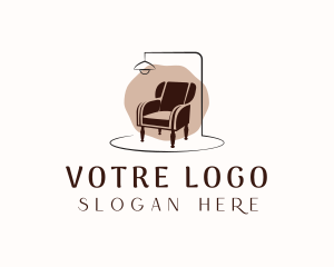 Chair Lamp Furniture Logo