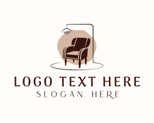 Chair Lamp Furniture Logo