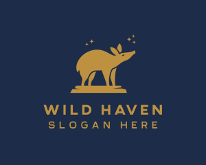 Wild Animal Tapir logo design