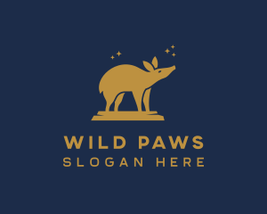 Wild Animal Tapir logo design