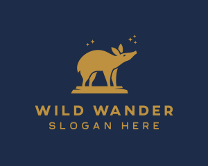 Wild Animal Tapir logo design