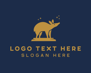 Mongoose - Wild Animal Tapir logo design