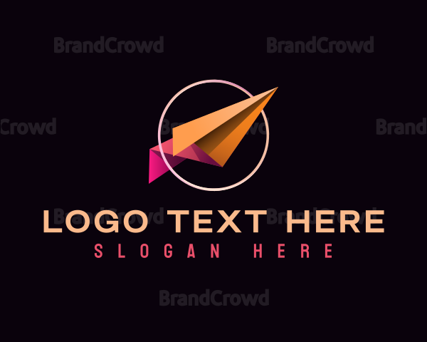 Paper Plane Flight Logo