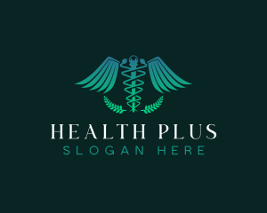 Medical Caduceus Diagnostic logo design