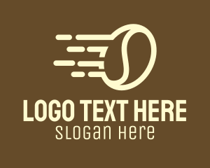 Minimal - Express Coffee Bean logo design
