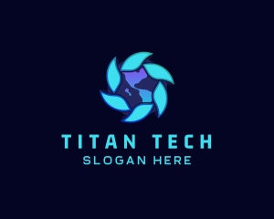 Global Weather Tech Company logo design