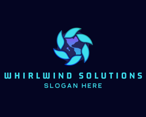 Global Weather Tech Company logo design