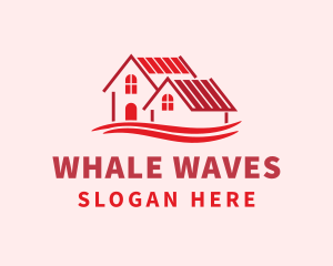 Red House Wave logo design