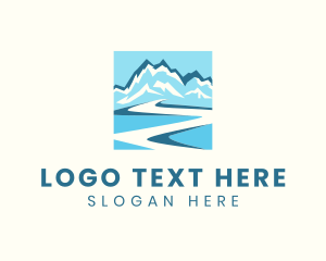 Highlands - Blue Mountain River logo design