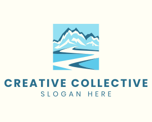 Blue Mountain River logo design